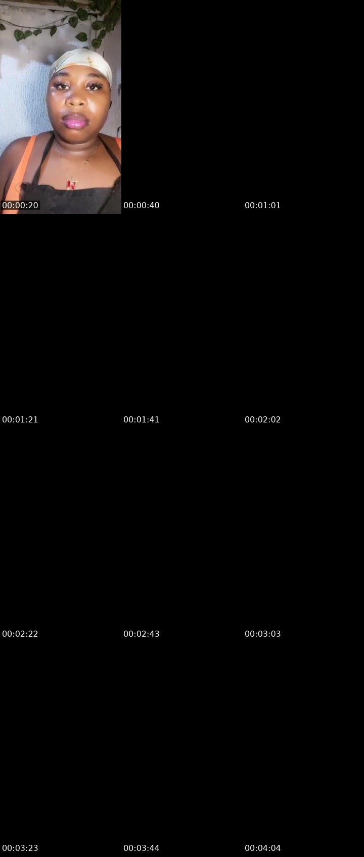 Contact-sheet preview of 4.6k🏦Baby sandra🍫's Liveme recording