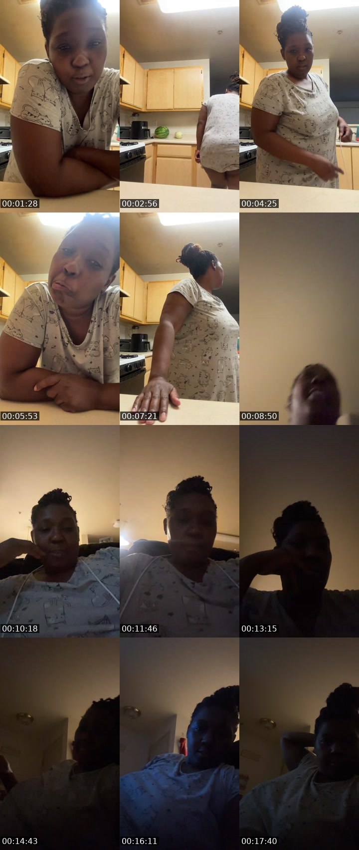 Contact-sheet preview of Pretty girl 97's Liveme recording