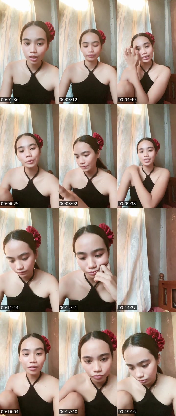 Contact-sheet preview of 👸Zeia🧚📚's Liveme recording