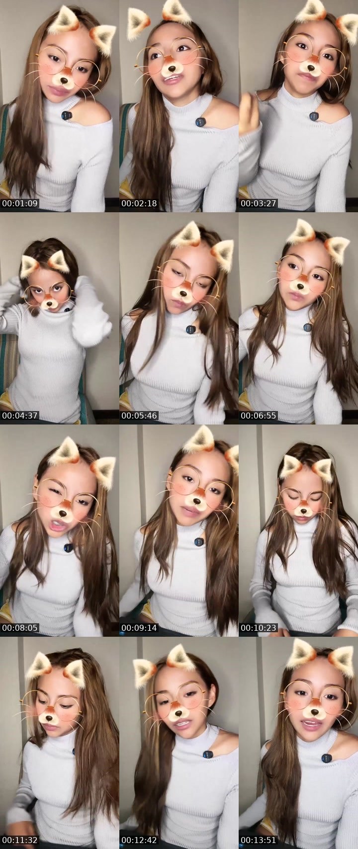 Contact-sheet preview of 💠bri Ángel 💞's Liveme recording