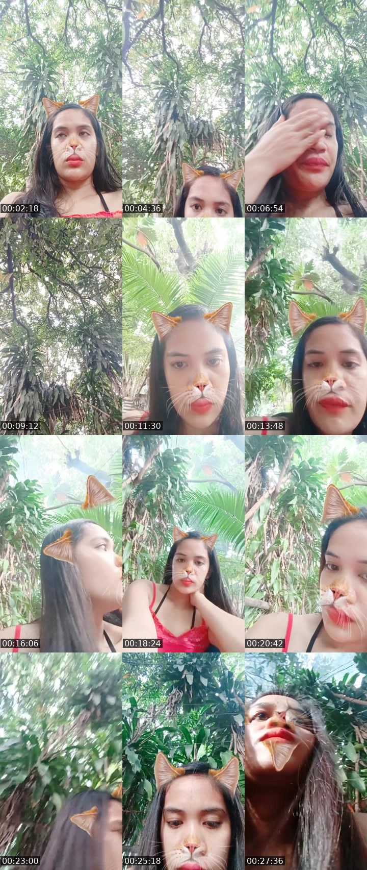 Contact-sheet preview of 🌶👸Shakira🦢's Liveme recording