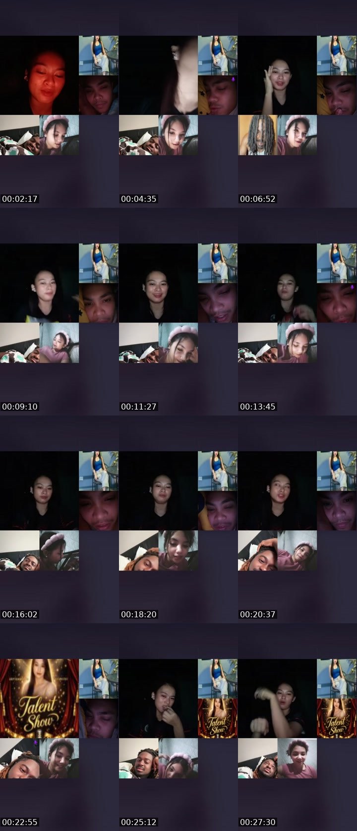 Contact-sheet preview of 🔹♛Smiliຖg♛💙's Liveme recording