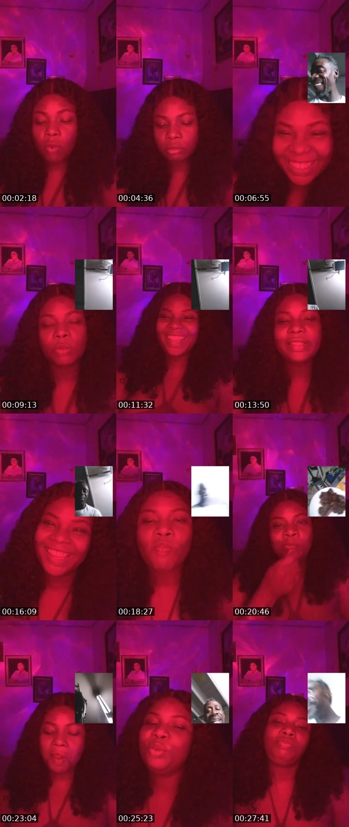 Contact-sheet preview of 🅰️ℕ𝕟𝓲Ⓔ𝔭🥛🐊🫧's Liveme recording