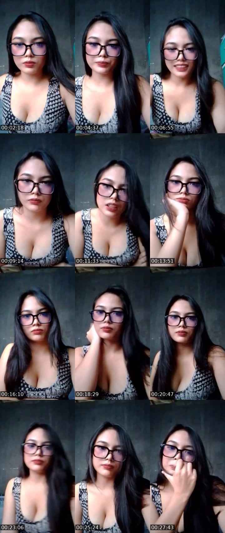 Contact-sheet preview of 15k 👸 kaori 🐉's Liveme recording