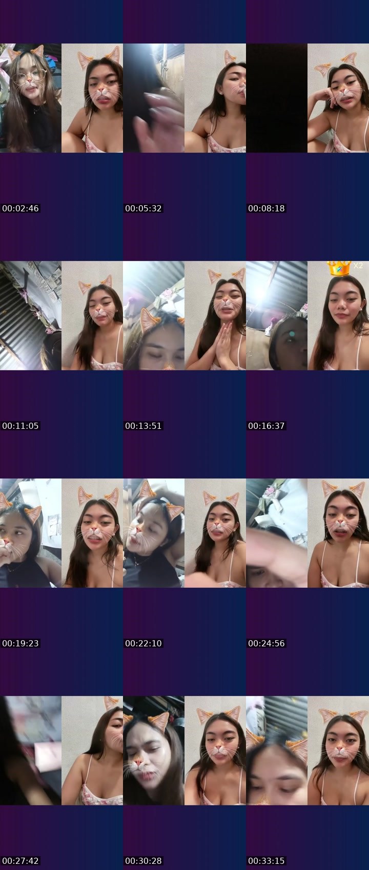 Contact-sheet preview of ♛ₚₕAS🌟🐦‍⬛'s Liveme recording