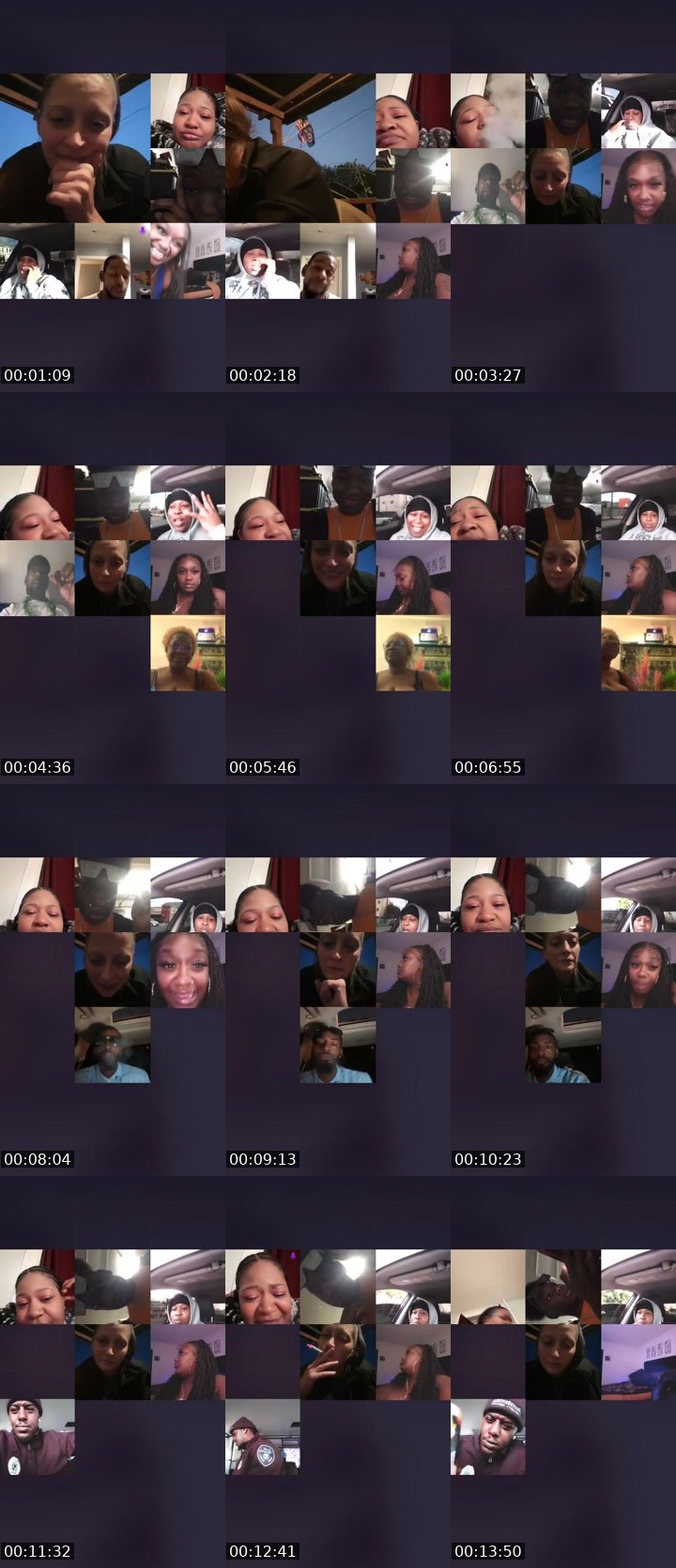 Contact-sheet preview of Rere🥀LilBit's Liveme recording