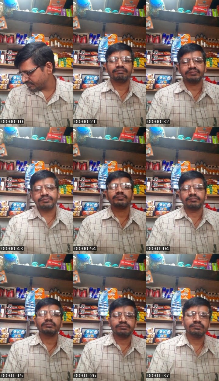 Contact-sheet preview of :.🥀D.)SHARMA's Liveme recording