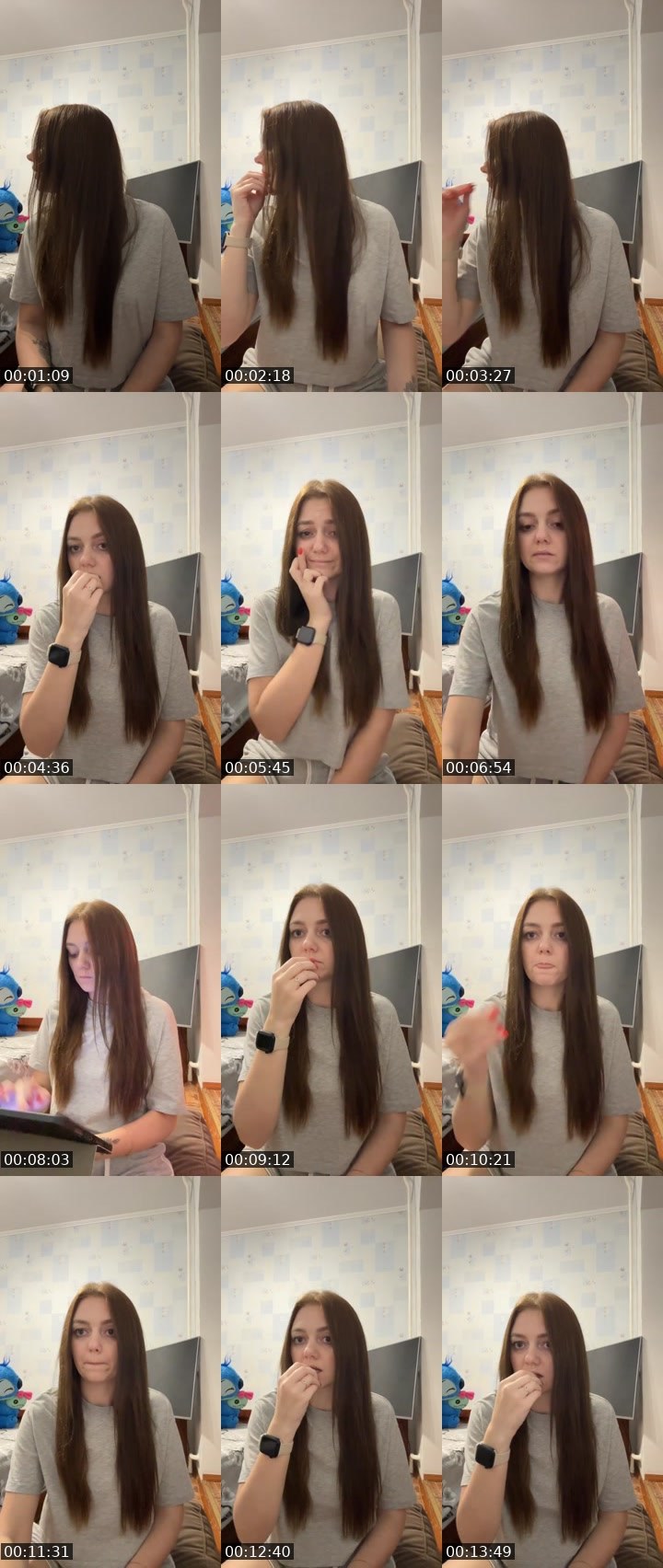 Contact-sheet preview of 𝓢𝓮𝓬𝓻𝓮𝓽 𓆩♡𓆪's Liveme recording