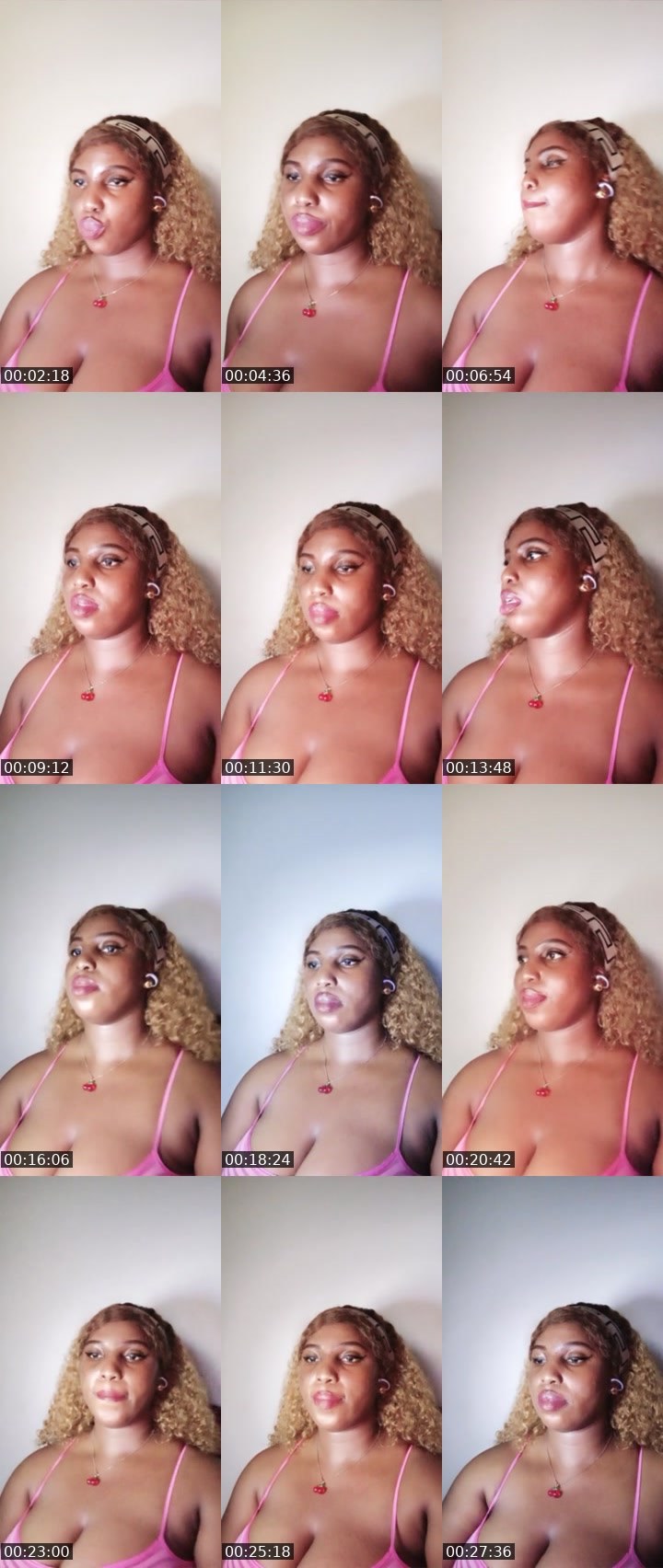 Contact-sheet preview of Caramel 🏦's Liveme recording