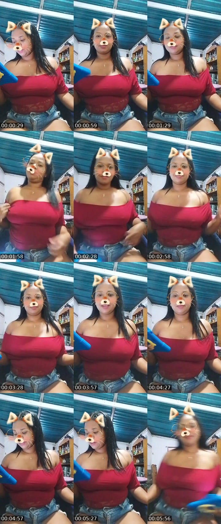 Contact-sheet preview of 👑⃤Eliannys🧿's Liveme recording