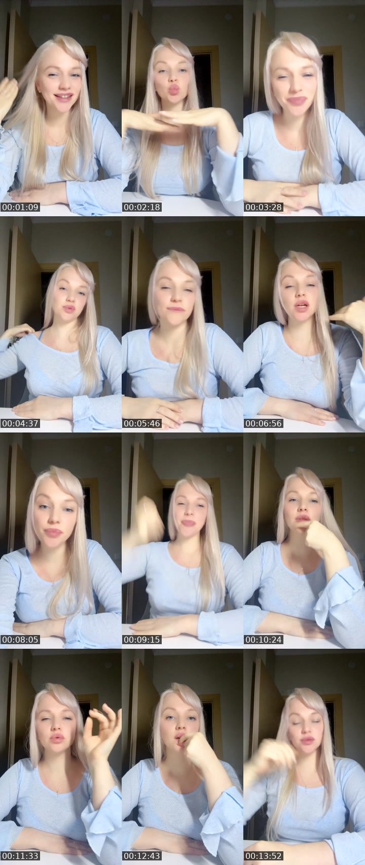 Contact-sheet preview of Katrin💌's Liveme recording
