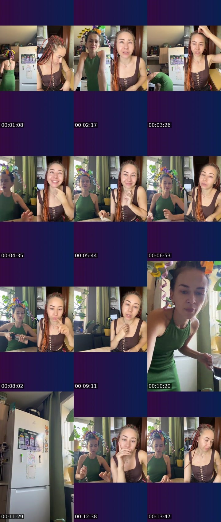 Contact-sheet preview of 5.1K 💎 TROPICANA 💚's Liveme recording