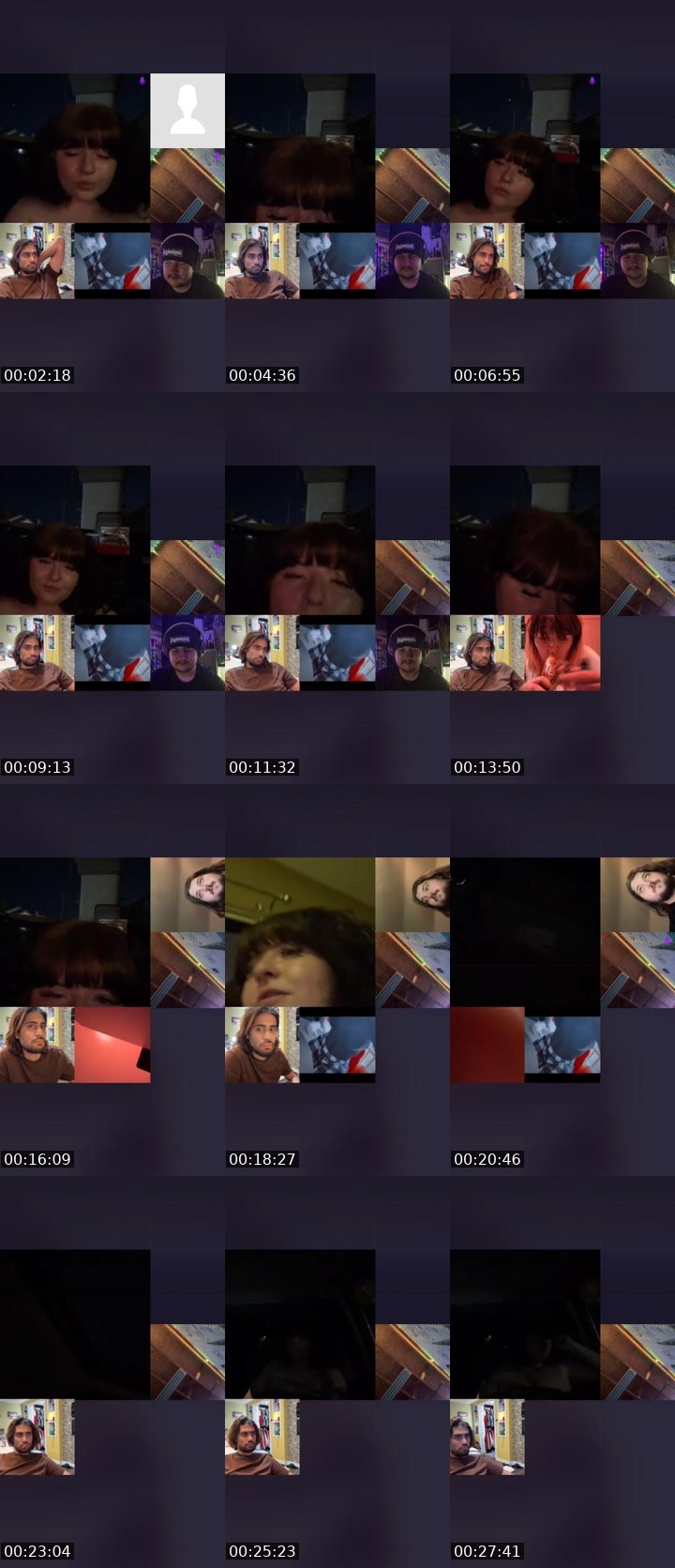 Contact-sheet preview of 𝒱𝒶𝓃𝓃𝒶☽'s Liveme recording