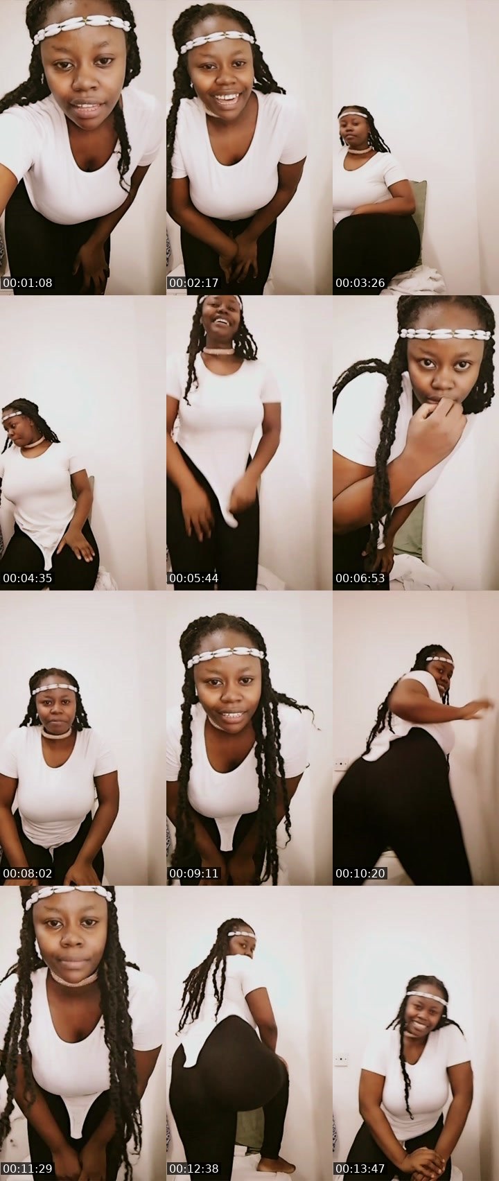 Contact-sheet preview of Kussi's Liveme recording