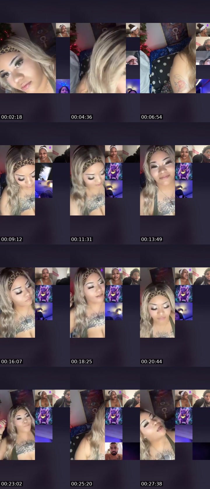 Contact-sheet preview of 🅱️ᗩｒｔ𝒆𝓃𝒹𝒆ｒ🥃's Liveme recording