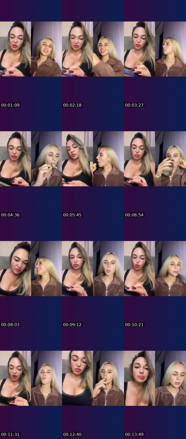 Contact-sheet preview of 𝙑𝙞𝙠usik🦫☘️'s Liveme recording