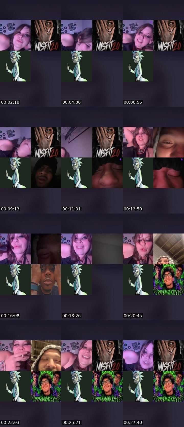 Contact-sheet preview of uoısoɹƎ's Liveme recording