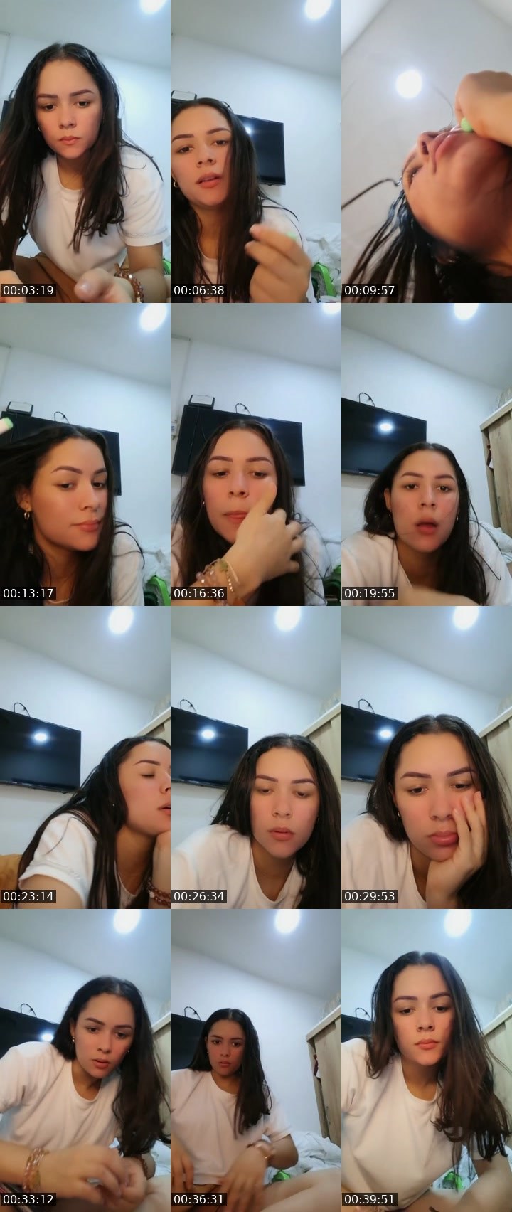 Contact-sheet preview of Blanquitaa😈🙂's Liveme recording