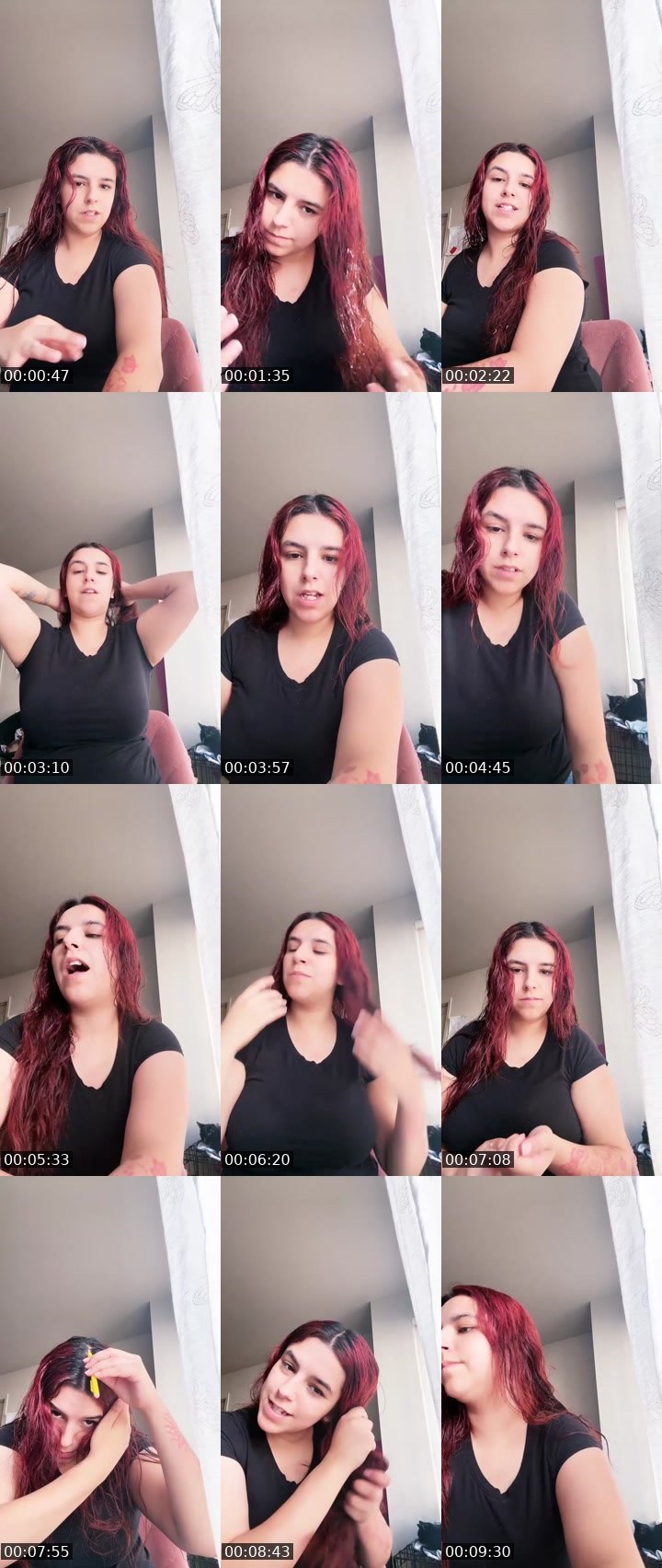 Contact-sheet preview of ItsssMfknGuera🥴💯🎒's Liveme recording