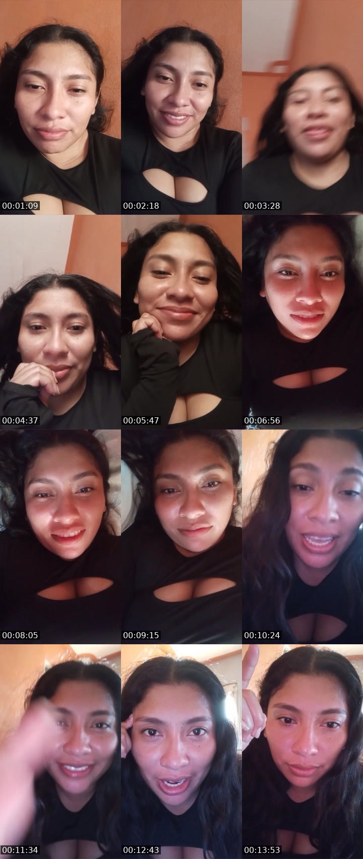 Contact-sheet preview of lizbeth 0240's Liveme recording