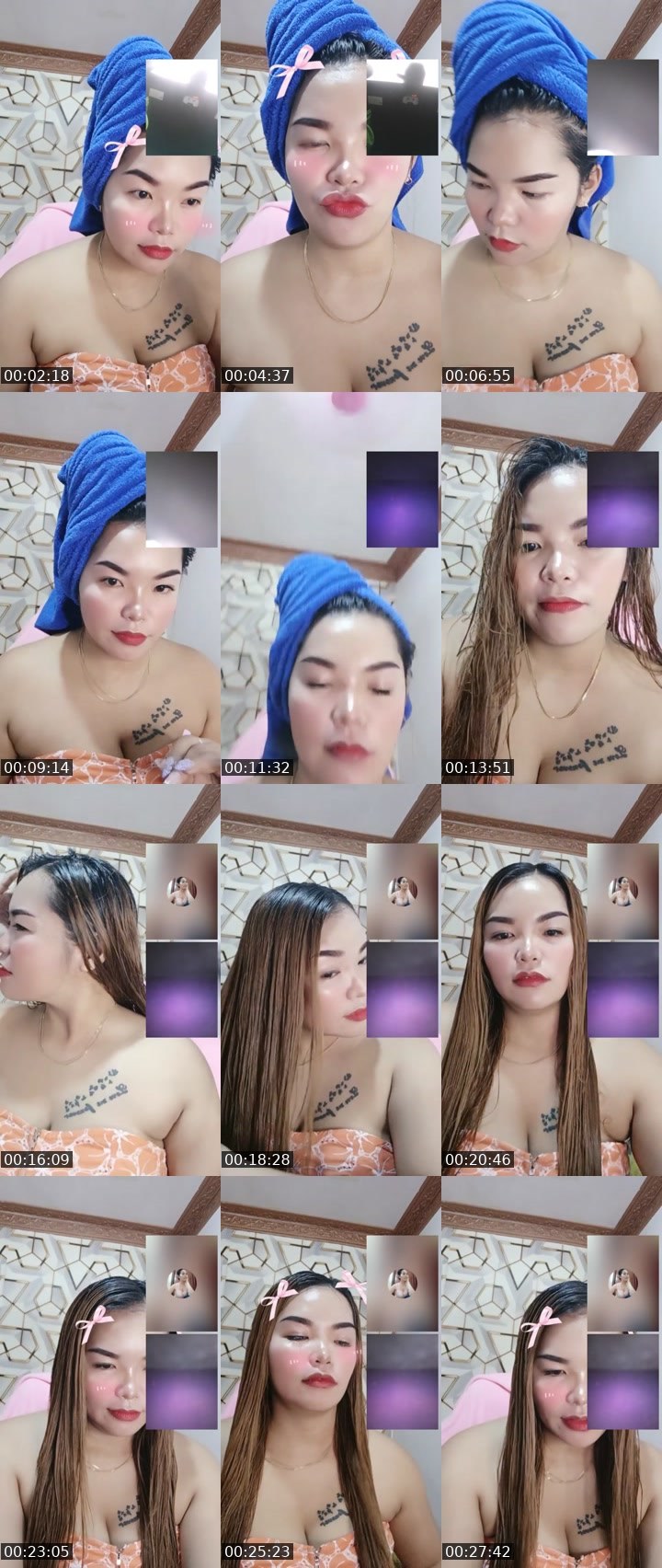 Contact-sheet preview of 🌶19KJULZ28 🍀's Liveme recording