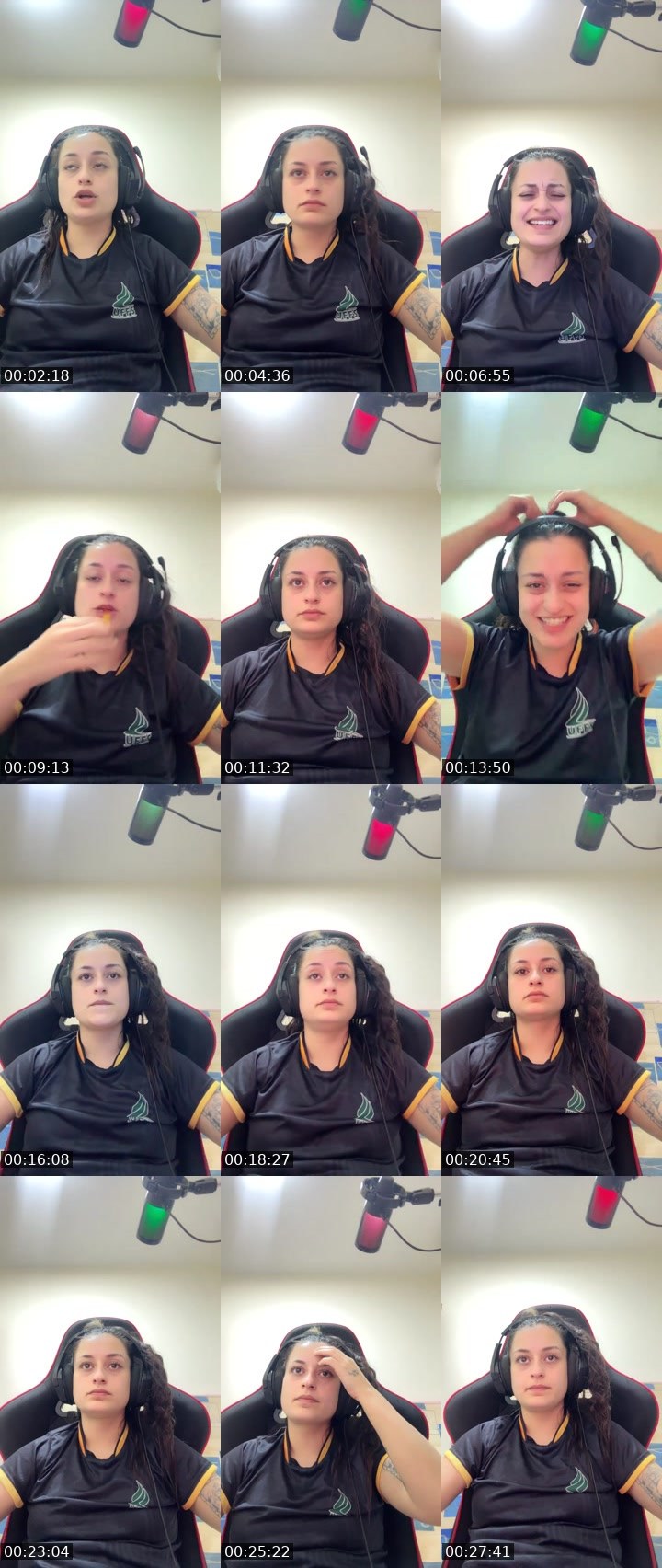 Contact-sheet preview of 𝘌𝘭𝘭𝘢 𝘞𝘦𝘪𝘳𝘥's Liveme recording