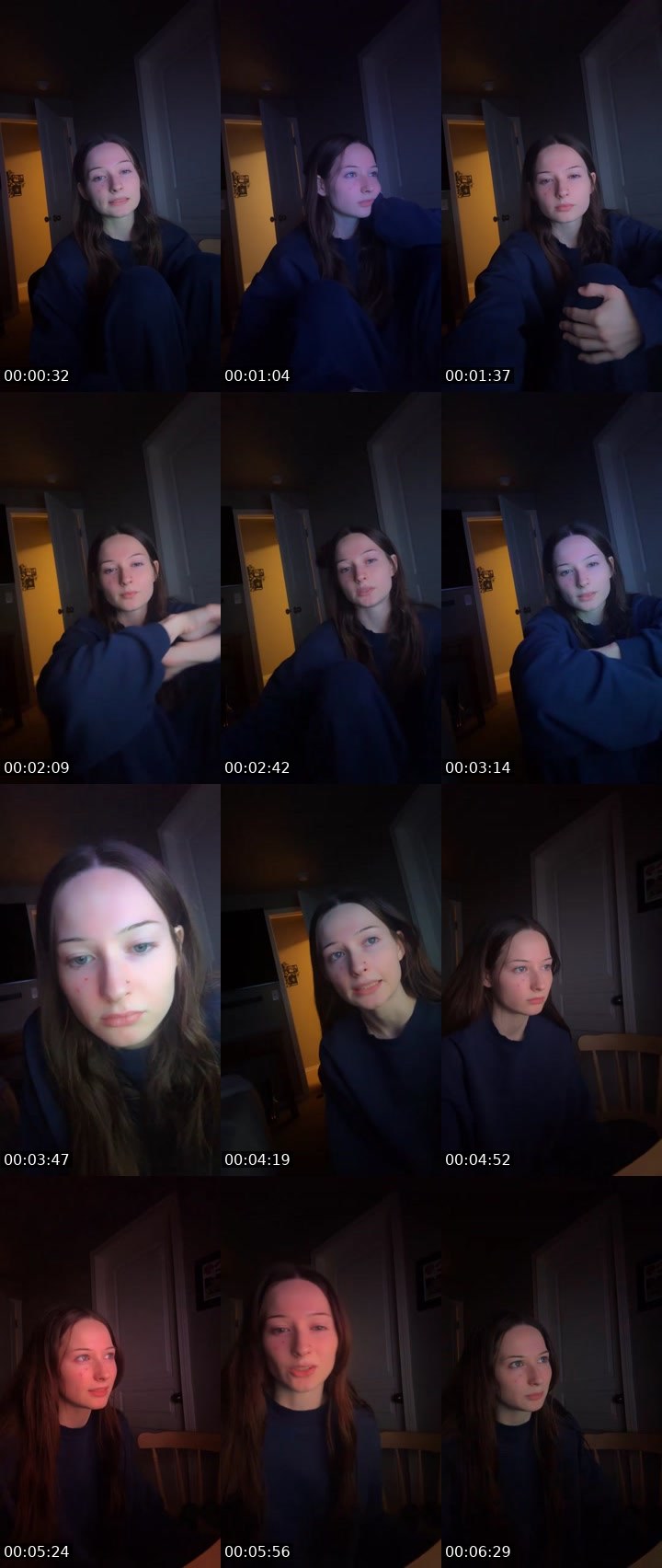 Contact-sheet preview of zayaabugg's Liveme recording