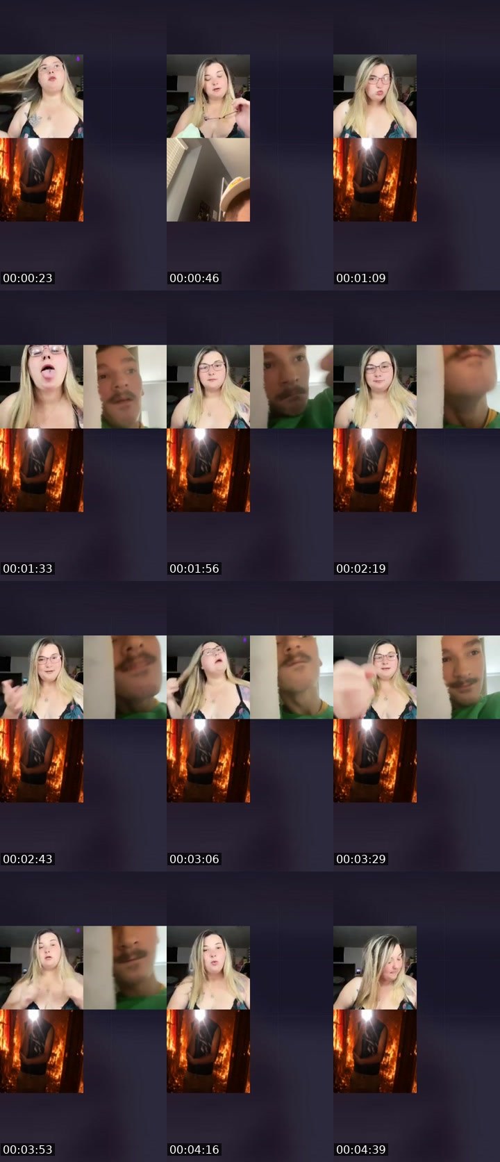 Contact-sheet preview of CEE-CEE 👑💗's Liveme recording