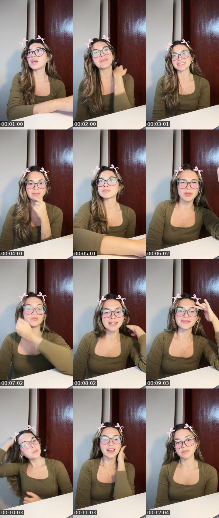 Contact-sheet preview of Ste123💕✨'s Liveme recording