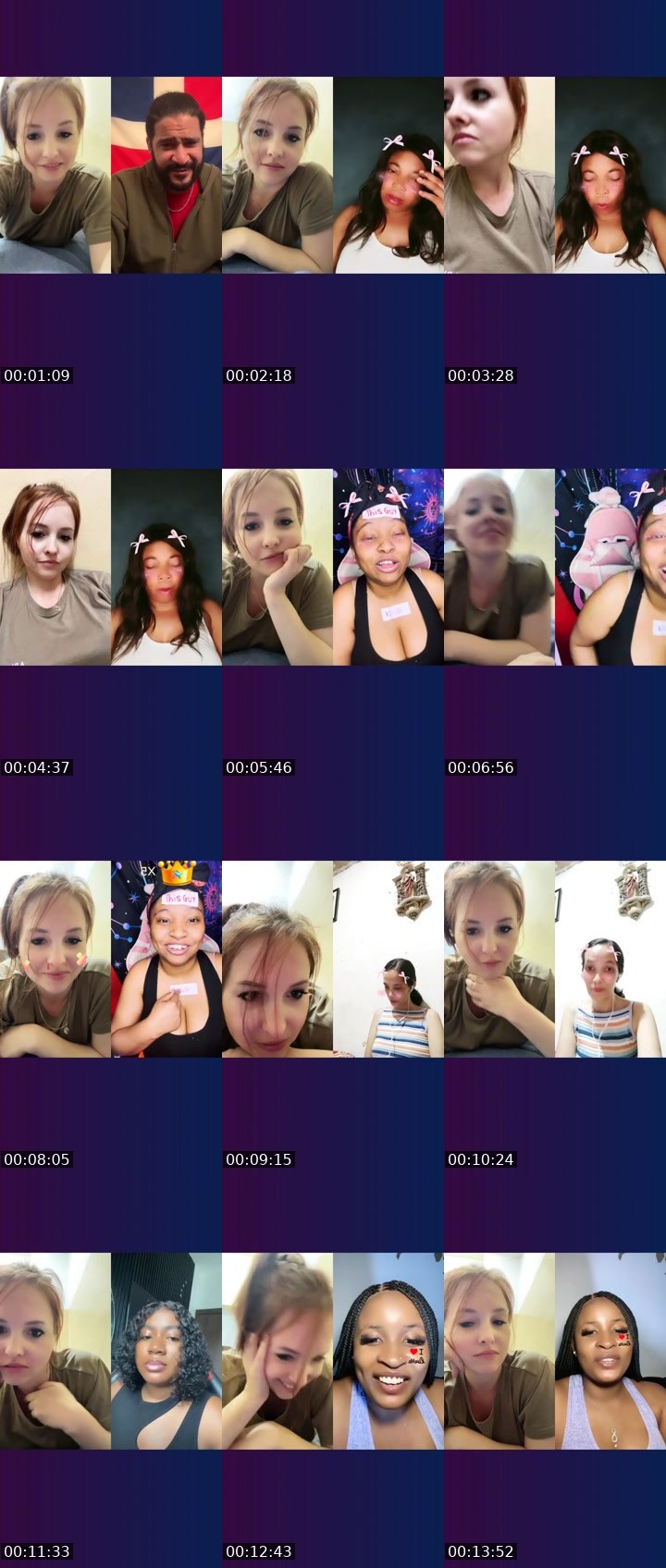 Contact-sheet preview of 𝐊𝐀𝐓𝐘_𝐊𝐀𝐓's Liveme recording