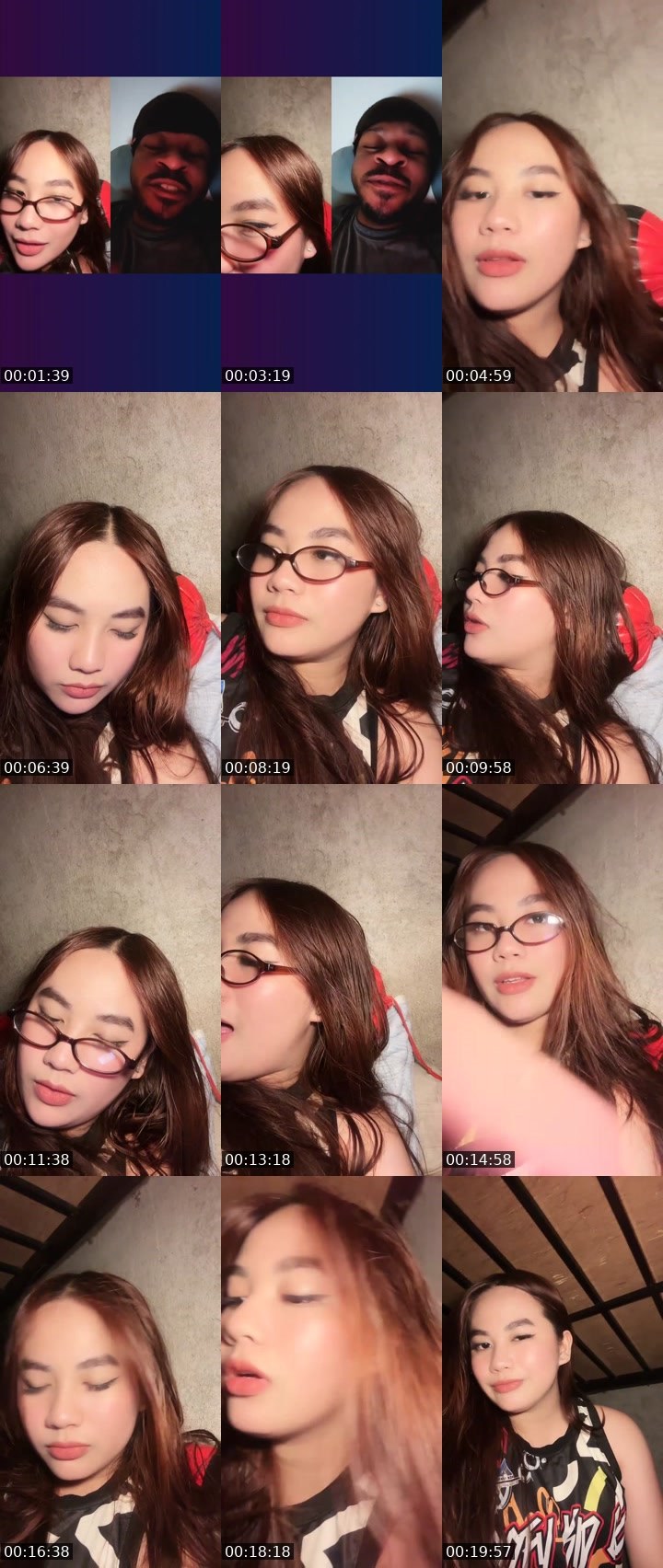 Contact-sheet preview of 👸marielle🦋's Liveme recording
