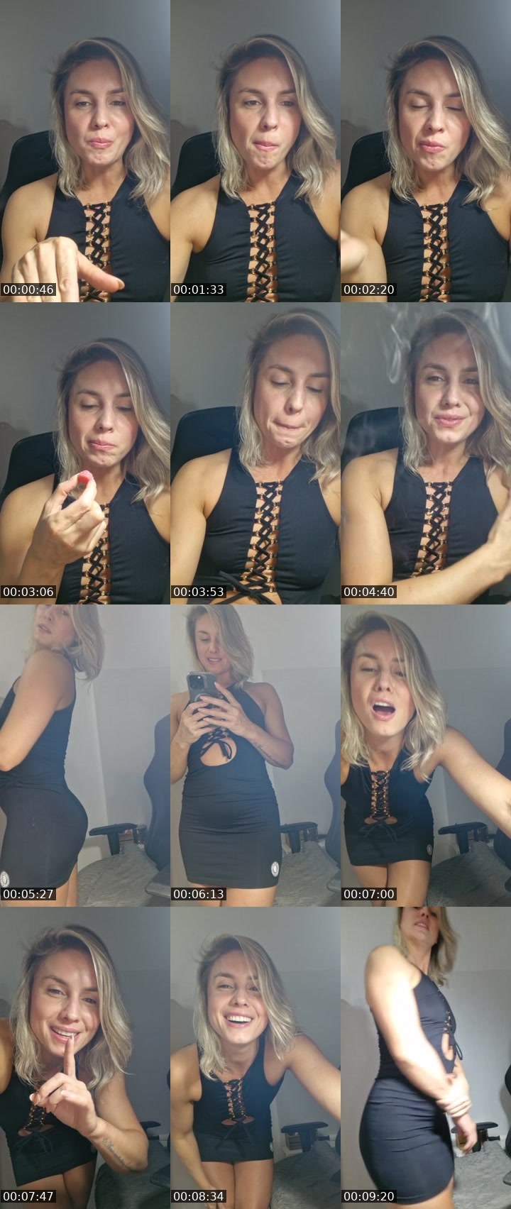 Contact-sheet preview of Lari🇧🇷🇺🇸's Liveme recording