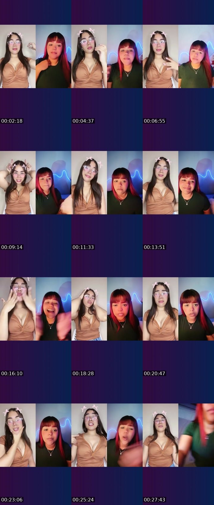 Contact-sheet preview of 🐦‍🔥⃝Andre🪽's Liveme recording