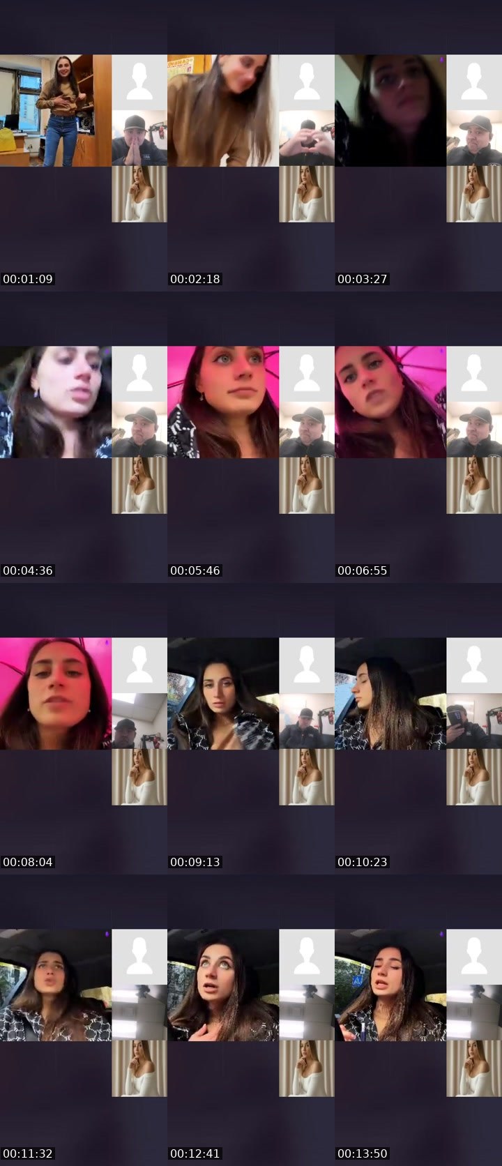 Contact-sheet preview of 𝑬𝓂𝓂𝒾𝒯𝓇𝒶𝒾𝓁🐾's Liveme recording