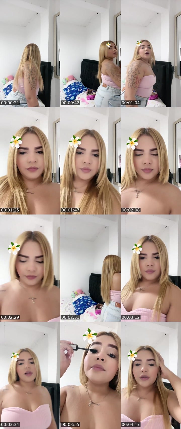 Contact-sheet preview of 😝Katerine☁️'s Liveme recording
