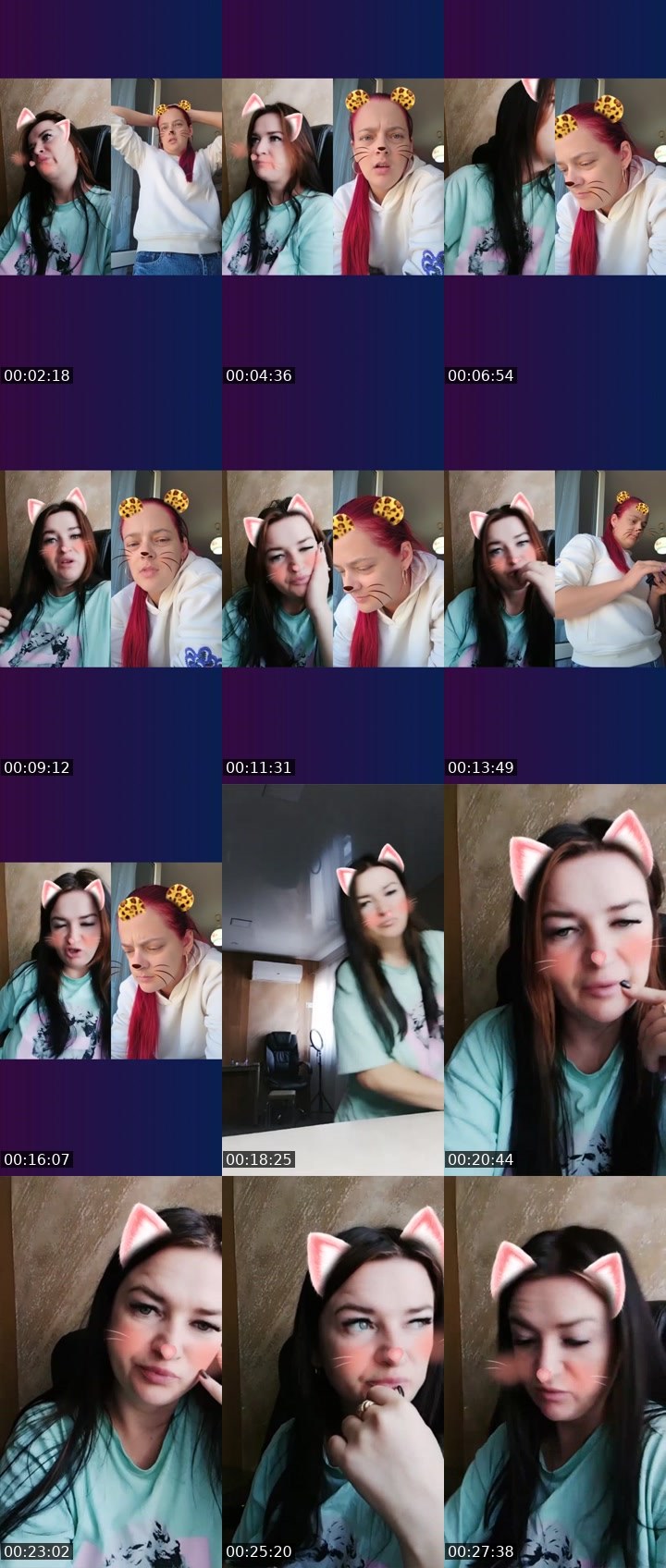 Contact-sheet preview of 15К💯Ms Strawberr's Liveme recording