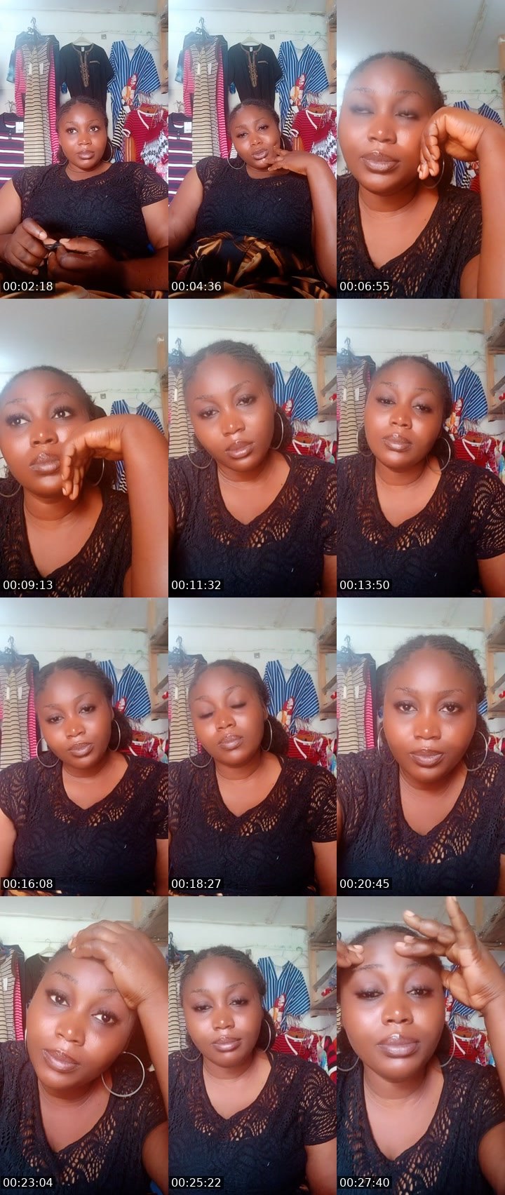 Contact-sheet preview of ♡Pulcher's Liveme recording