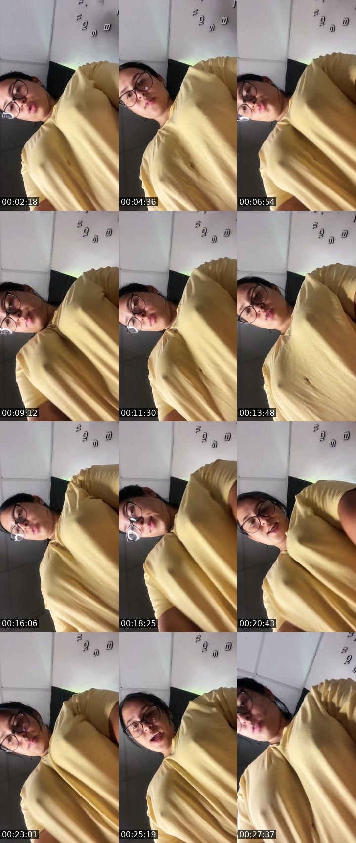 Contact-sheet preview of Baddie 👑⃤ 😈🍑's Liveme recording