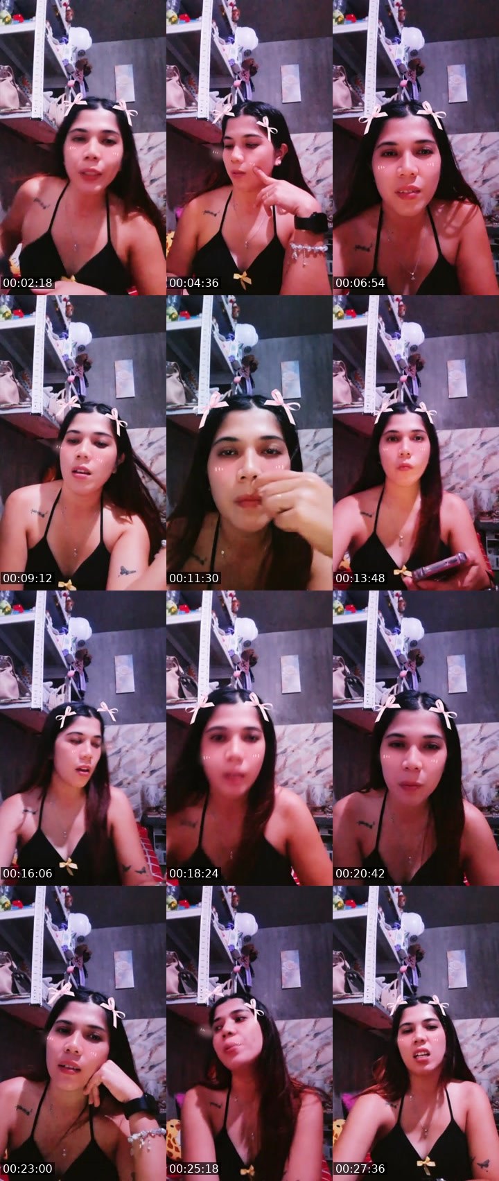 Contact-sheet preview of Aikha🧜‍♀️'s Liveme recording