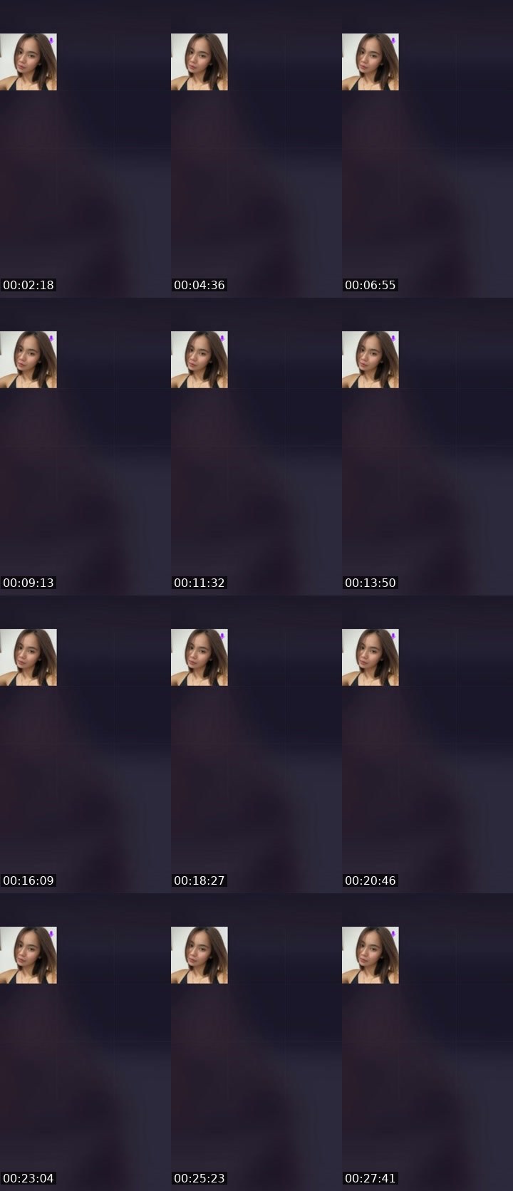 Contact-sheet preview of 👸Zeia🧚📚's Liveme recording