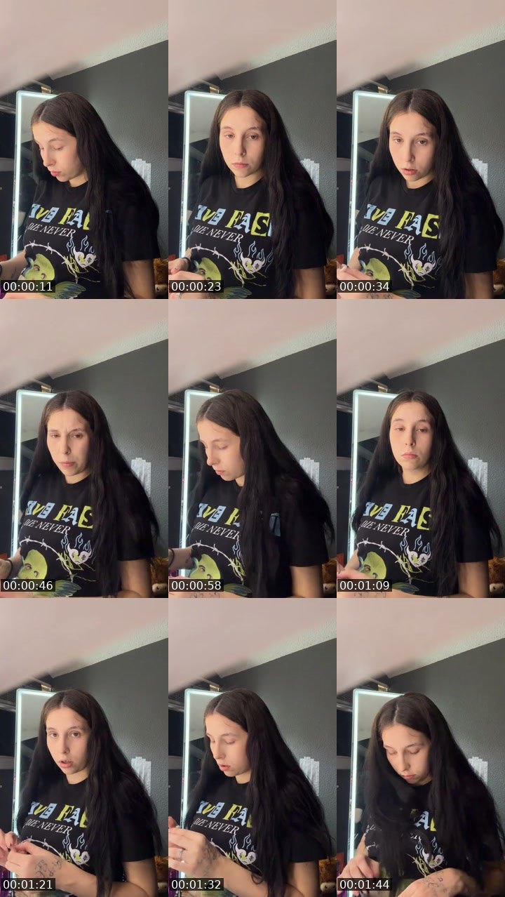 Contact-sheet preview of Hannalove420's Liveme recording