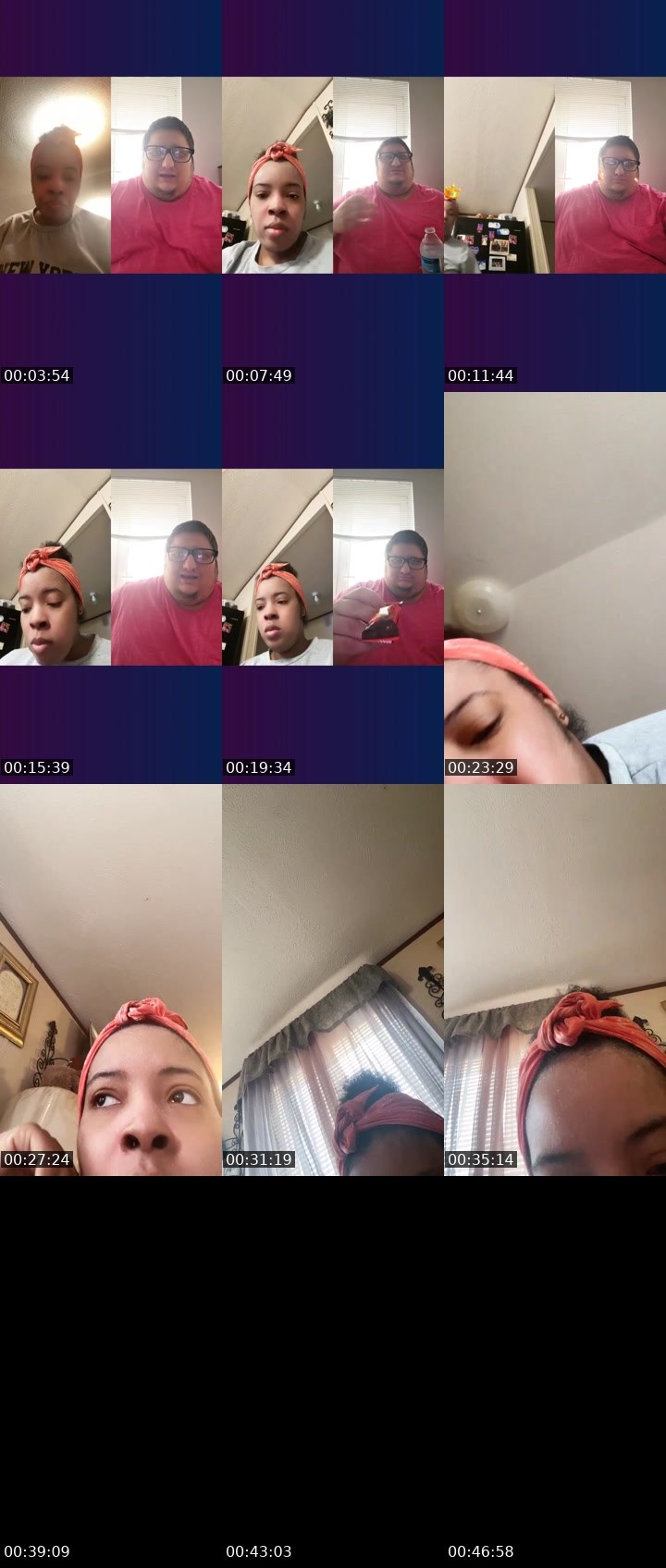 Contact-sheet preview of ✈️Heavėnľy✈️🦍's Liveme recording