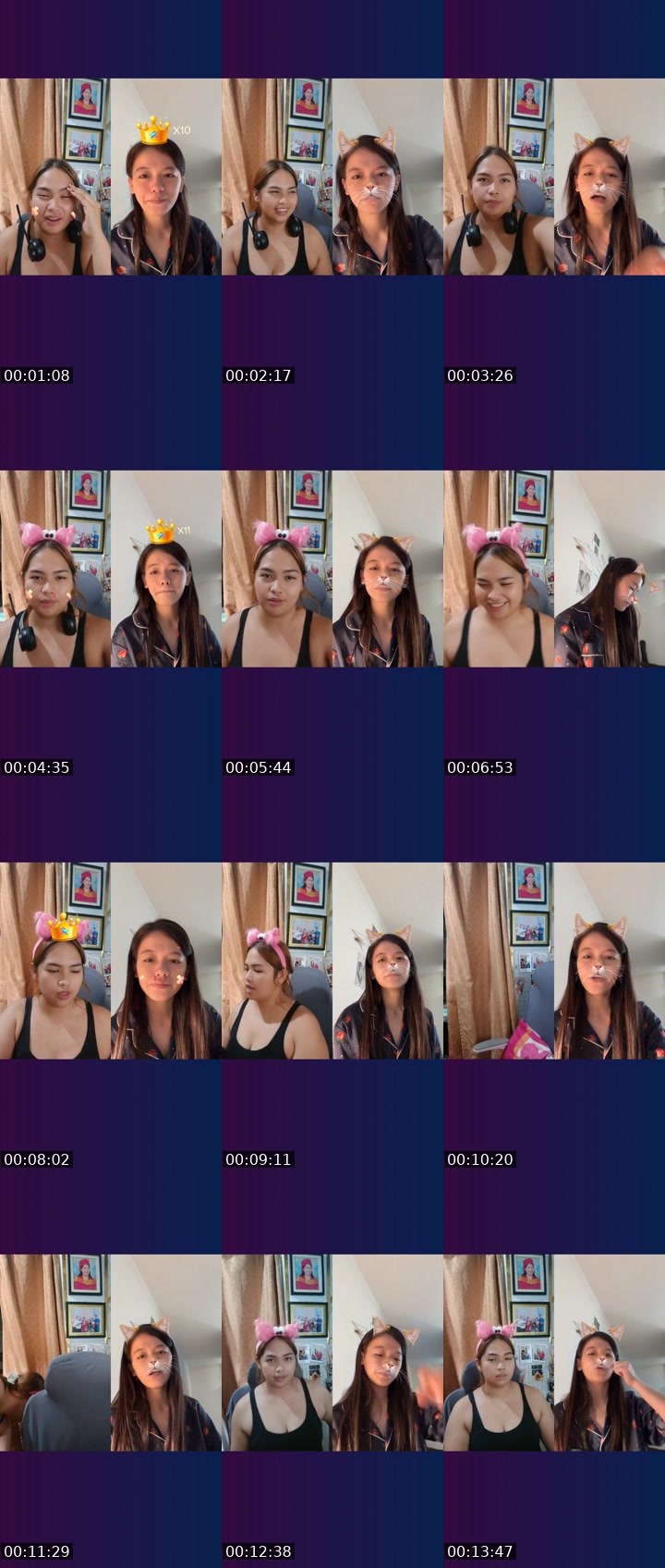 Contact-sheet preview of 💎ᴰᴮ Euphoria's Liveme recording