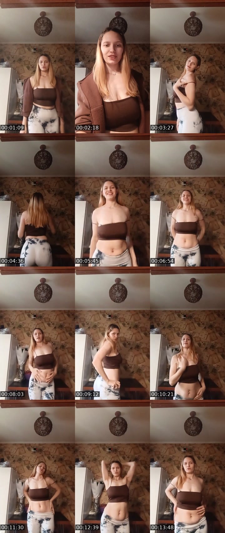 Contact-sheet preview of Viki002's Liveme recording
