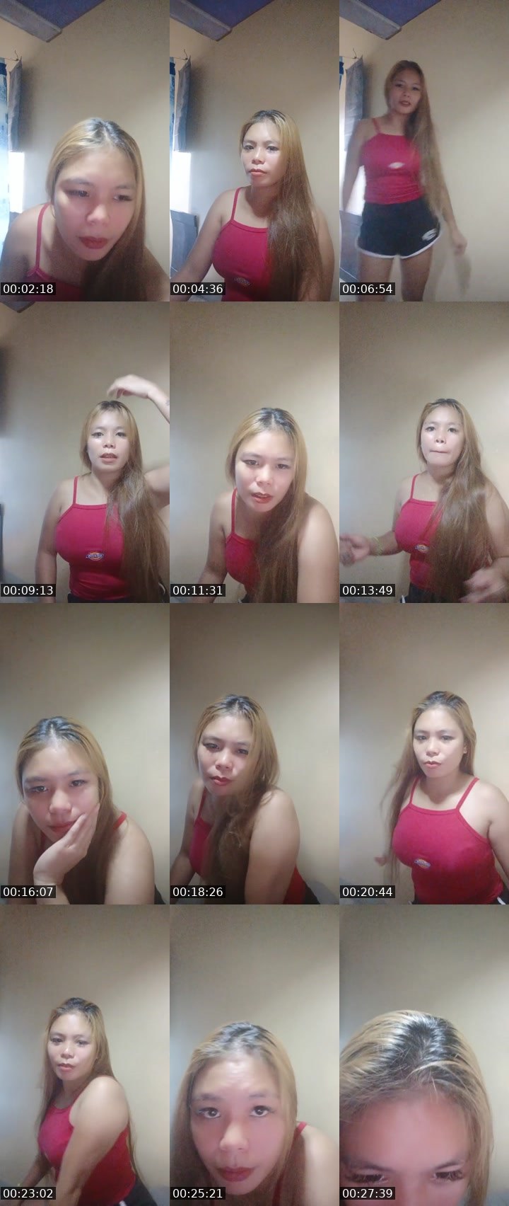 Contact-sheet preview of 👸 chealsea 🫧's Liveme recording