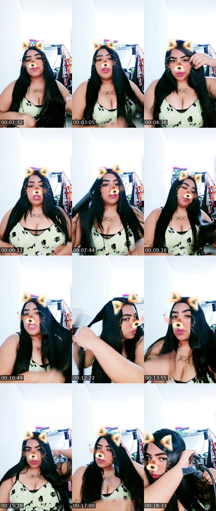 Contact-sheet preview of 30k🥹🙏☁️🧸's Liveme recording
