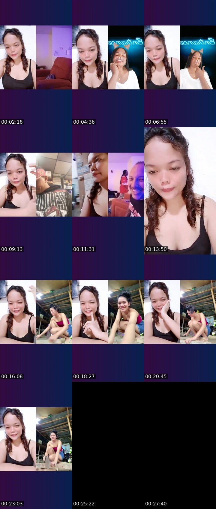 Contact-sheet preview of ☝❤️🐺Shine💸's Liveme recording