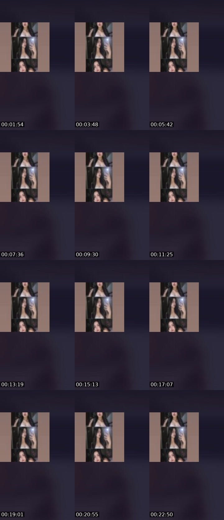 Contact-sheet preview of 👸Ishi 🌌🍓's Liveme recording