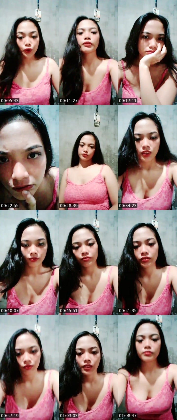 Contact-sheet preview of 👸 kaori 🐉's Liveme recording
