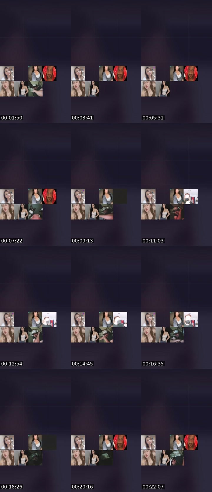 Contact-sheet preview of 🌶️👸🏻Slurphy🫧's Liveme recording